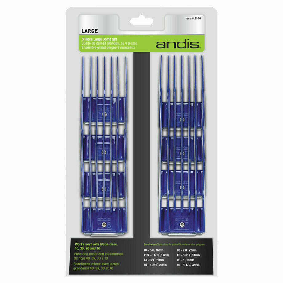 andis clipper combs set