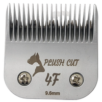 Plush Cut #4F A5 Style Clipper Blade leaves 9.6mm of fur length