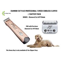 Diamond Cut Plus Cordless Clipper with FREE DC #7F Blade