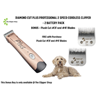 Diamond Cut Plus Cordless Clipper with FREE Plush Cut #3F and #4F Blade