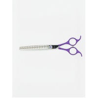 TCS Dovetail 7" Chunker Pet Grooming Scissors - Purple Handle