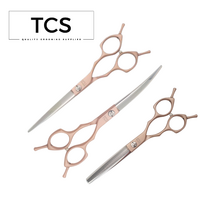TCS Gold 3 Piece Set of Scissors