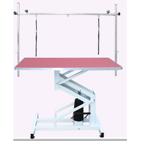 Grooming Table Hydraulic - Large - Pink