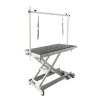 Stainless Steel Electric Lift Grooming Table - Black