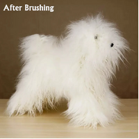 OPAWZ Toy Poodle Whole Body Dog Wig - White