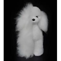 OPAWZ High-Density Toy Poodle Whole Body Dog Wig - White