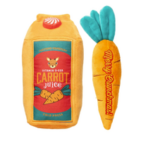 Reindeer Carrot Juice & Carrot 2PK - Dog Toy