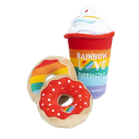 Love Puppuccino + Donuts 3PK - Dog Toy