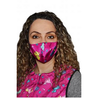 Ladybird Pink Dog Design Mask - Pack of 2
