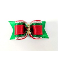 Christmas Deluxe Hair Bows Pack of 40