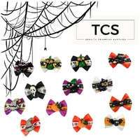 TCS Halloween Dog Hair Bows Pack of 30 - Mix of Designs