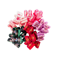 TCS Deluxe Pattern Dog Hair Bows - 30pcs