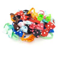 TCS Polka Dot Dog Neck Bows - 25pcs 