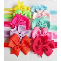 TCS Colourful Round Dog Neck Bowknot - 25 pcs