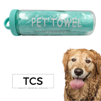 TCS Pet Towel Ultra-Absorbent Chamois - Green