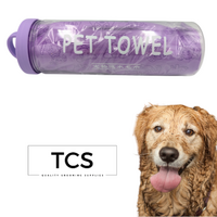 TCS Pet Towel Ultra-Absorbent Chamois - Purple