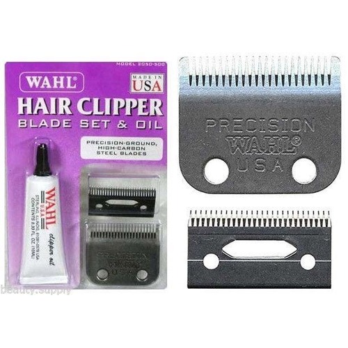 Wahl 2050-500 Precision Replacement Hair Clipper Blade Set & Oil