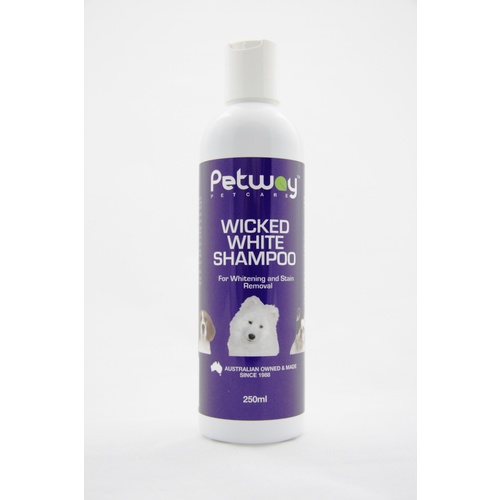 PETWAY PETCARE Wicked White Whitening & Stain Removal Shampoo 250ml