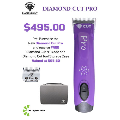 Diamond Cut Pro Cordless Clipper - 2 Batteries - INTRODUCTORY PROMOTION