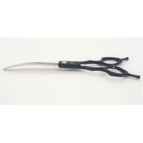 TCS 7" Curved Pet Scissors - Black