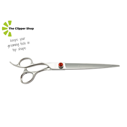 TCS Left Handed 8" Straight Pet Grooming Scissor