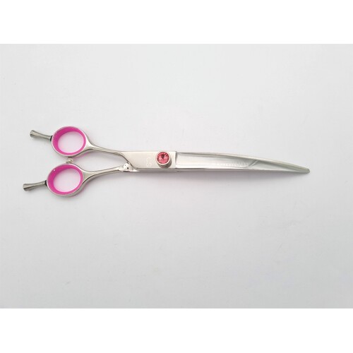 TCS Left Handed 7.5" Curved Pet Grooming Scissor