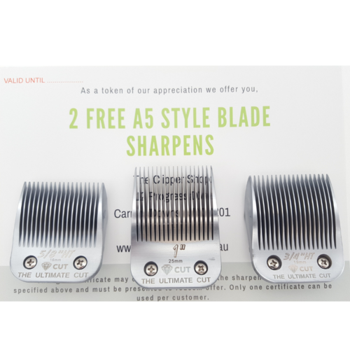 Diamond Cut Long Length Blade Value Pack - includes 16mm, 19mm and 25mm & Voucher