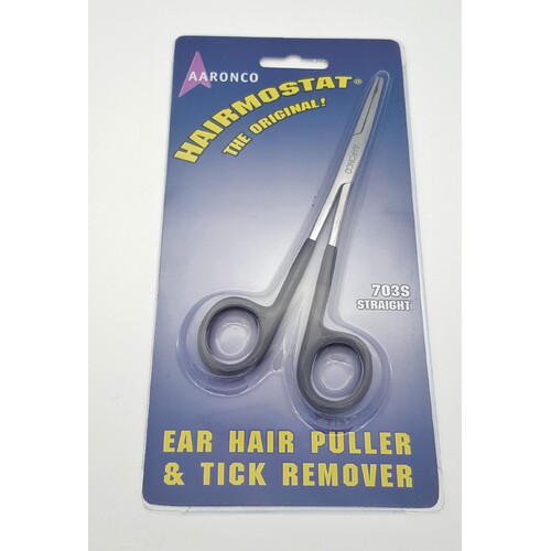 Aaronco Hairmostat (Ear Hair Puller & Tick Remover) Straight - 5.5 inch