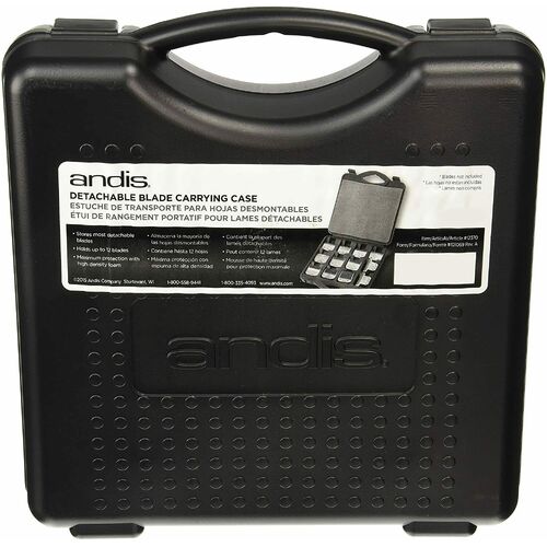 Andis Hard Blade Case - Fits Up to 12 Clipper Blades