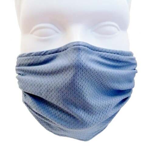 Breathe Healthy Mask - Honeycomb Steel Blue
