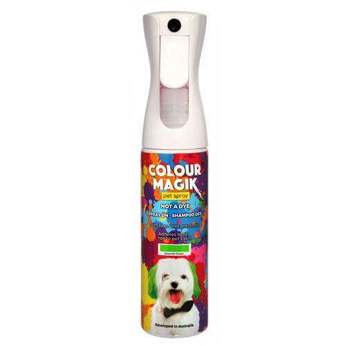 Colour Magik Pet Spray by Petway Petcare - Emerald Green - 280ml