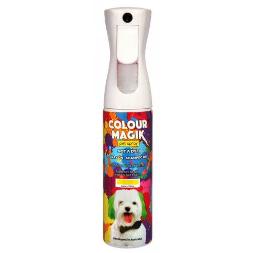 Colour Magik Pet Spray by Petway Petcare - Canary Yellow - 280ml