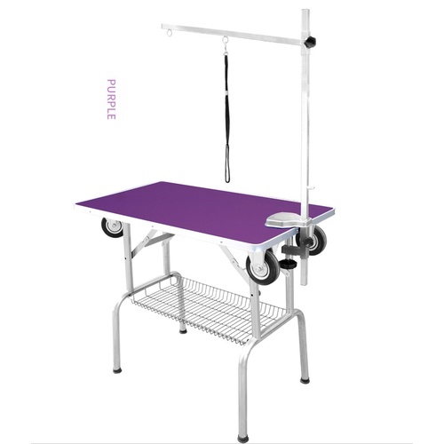 Grooming Table Portable with Wheels 