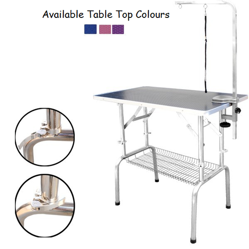 Quality Pet Grooming Height Adjustable Table Large
