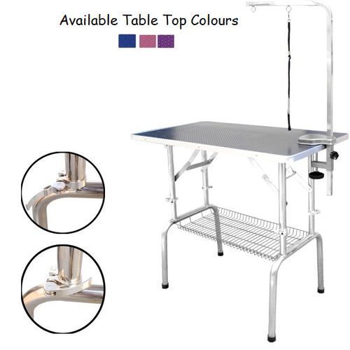 Quality Pet Grooming Height Adjustable Table - Medium