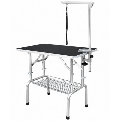 The Clipper Shop Pet Grooming Height Adjustable Table - Medium - Black
