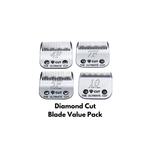 Diamond Cut Blade Value Pack  includes #4F, #5F, #7F & #10 Blade