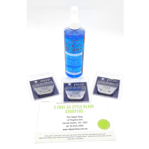 Diamond Cut STEED & CLEAN BLADES PACK