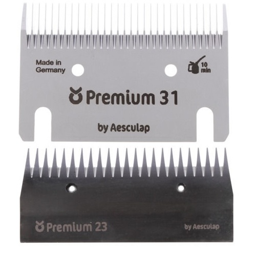 Aesculap Premium Horse and Cattle Clipping Blade Set 31/23 2-4mm