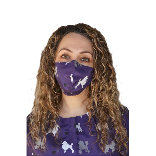 Ladybird Purple Poodle Mask - Pack of 2 Masks