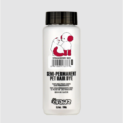 OPAWZ Semi-Permanent Dog Hair Dye - Strawberry Red 150g