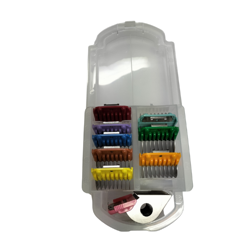 Shear Magic Stainless Steel Colour Coded Attachment Combs set of 9