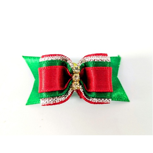 Christmas Deluxe Hair Bows Pack of 40