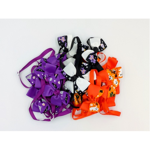 TCS Halloween Dog Neck Bows Pack of 20 - 3 Styles