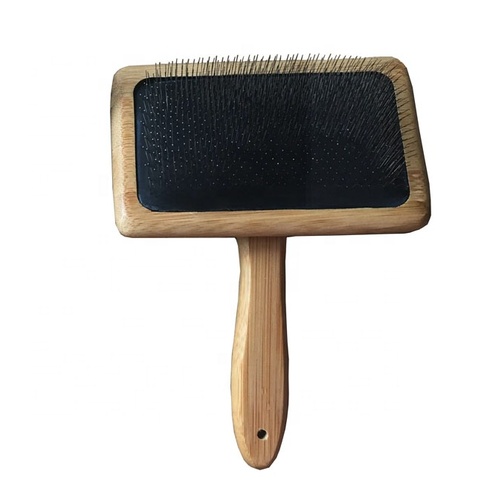 TCS Bamboo Pet Slicker Brush Soft  - Large