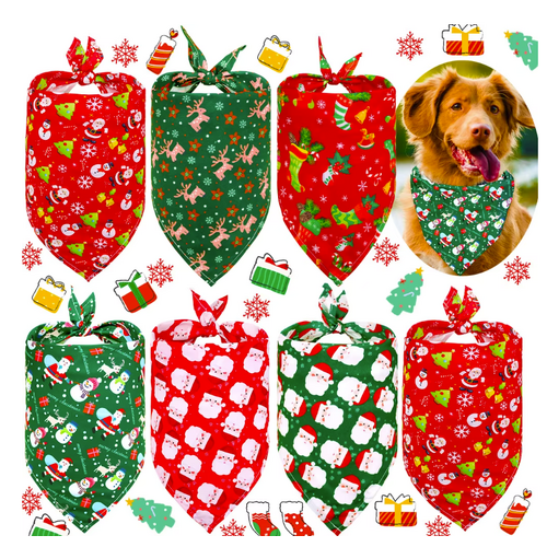 TCS Christmas Pet Bandana - Medium