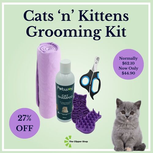 Cat 'n' Kittens Grooming Kit