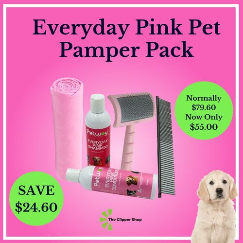 Everyday Pink Pet Pamper Pack