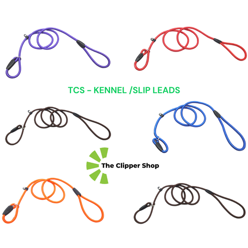 TCS Pet Slip / Kennel Adjustable Lead - 1cm X 140cm - M/L