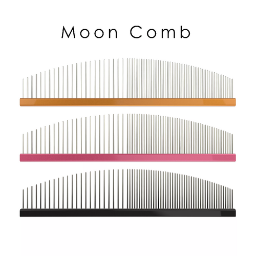 TCS Half Moon Pet Grooming Comb - 50/50